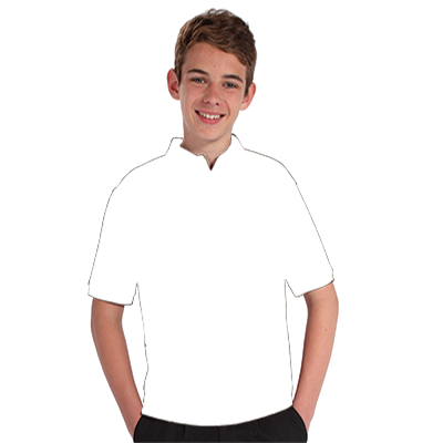 wis_psw - White Polo Shirt - White