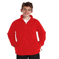 nyp_fj - Fleece Jacket - Red or Black