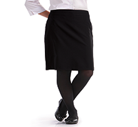 stm_gss - Girls Designer Straight Skirt - Black